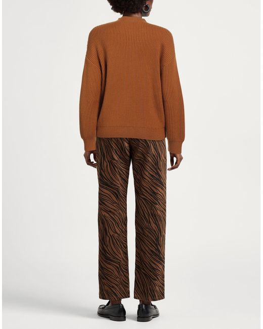Patrizia Pepe Brown Rollkragenpullover