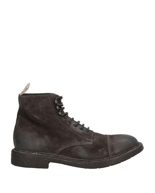 Moma Brown Charcoal Ankle Boots Leather for men