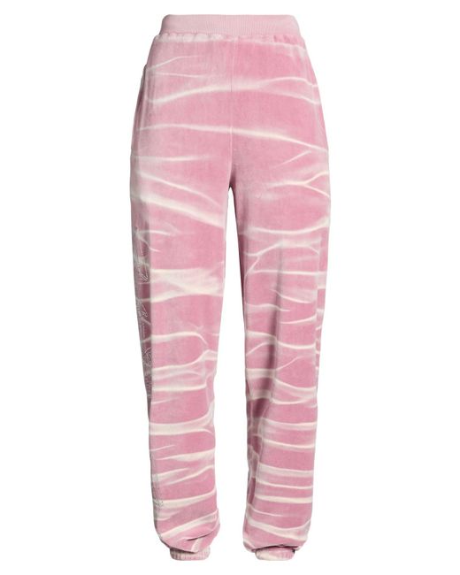 Aries x Juicy Couture Pink Pants Cotton, Polyamide