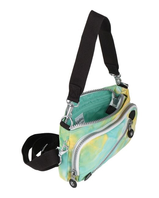 Kipling Metallic Lime Shoulder Bag Polyester