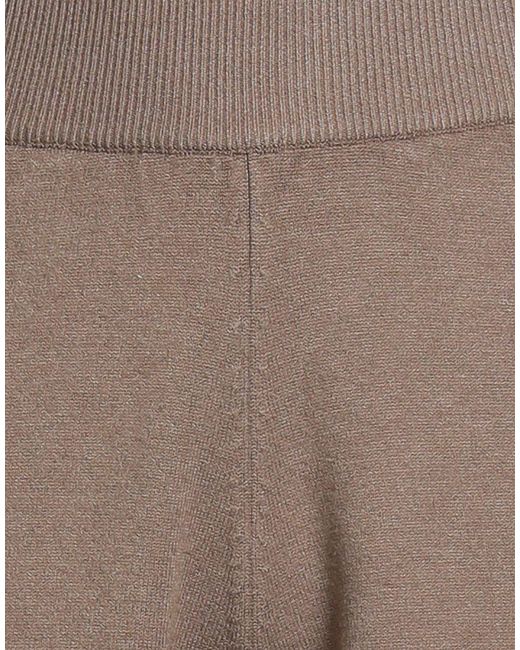 hinnominate Brown Pants Viscose, Polyester, Polyamide