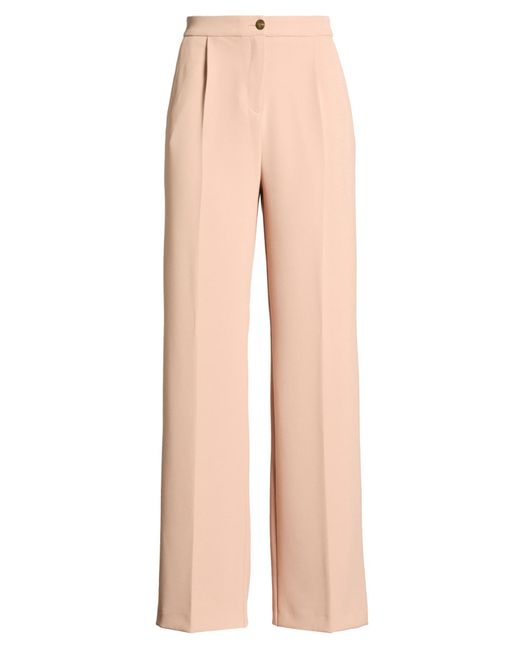 Nenette Natural Pants Polyester, Elastane