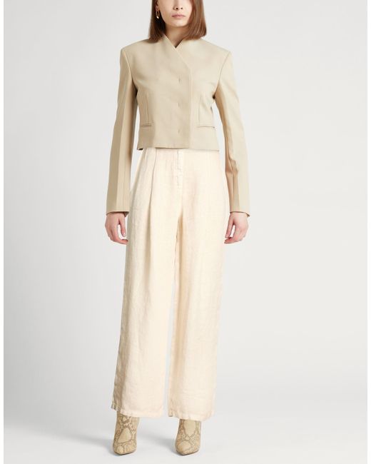 120% Lino Natural Trouser