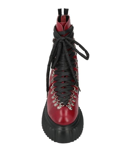 Agl Attilio Giusti Leombruni Red Ankle Boots