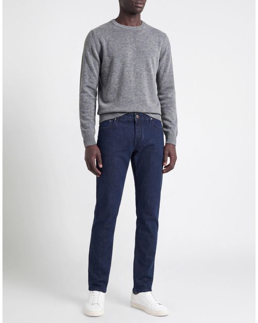 Hand Picked Blue Jeans Cotton, Elastane for men