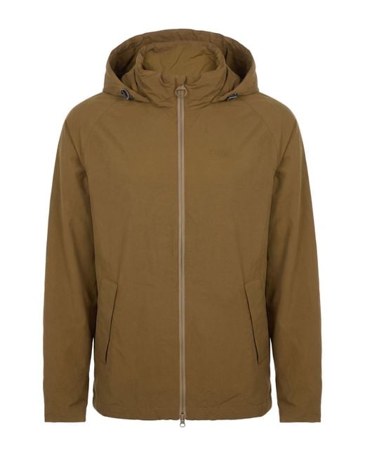 Barbour Green Jacket Polyamide for men
