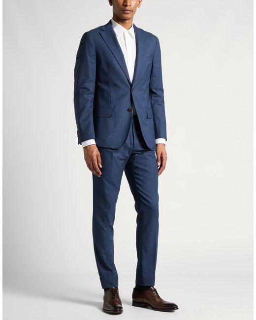 Traje Seven Dials de hombre de color Blue