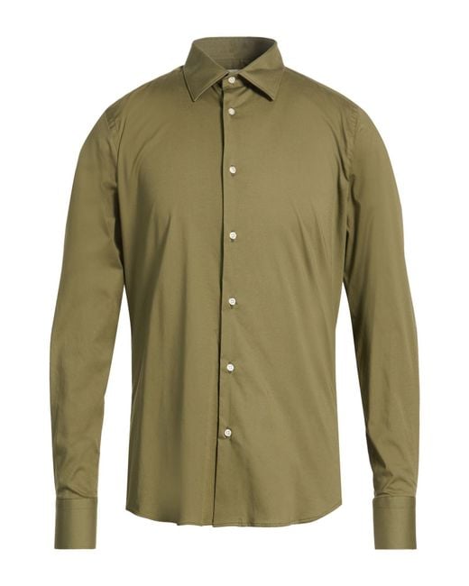Liu Jo Green Shirt Cotton, Elastane for men