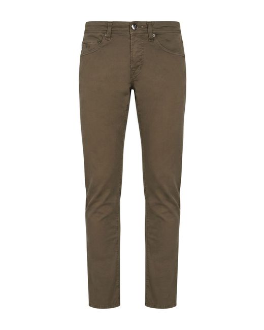 Tramarossa Gray Military Pants Cotton, Elastane for men