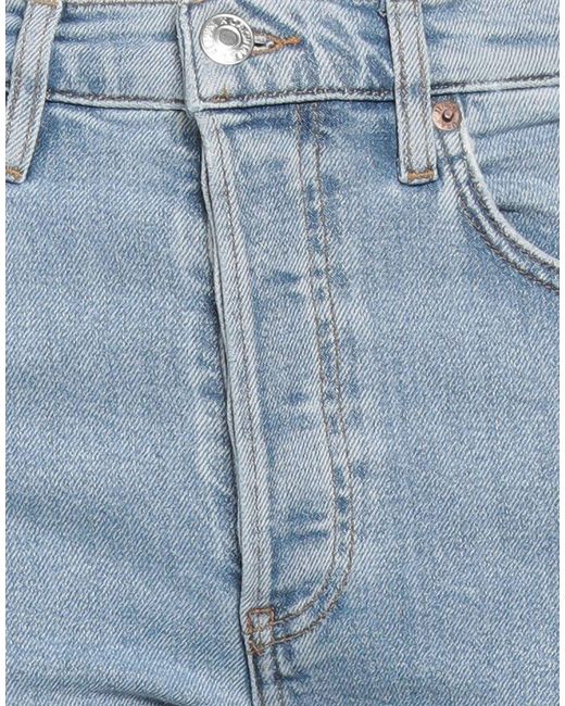 Re/done Blue Jeans Cotton, Polyester, Elastane