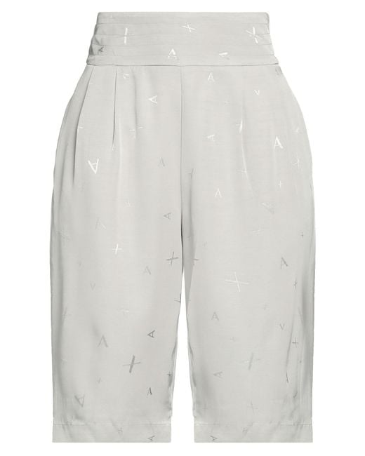 ARMANI EXCHANGE White Shorts & Bermuda Shorts