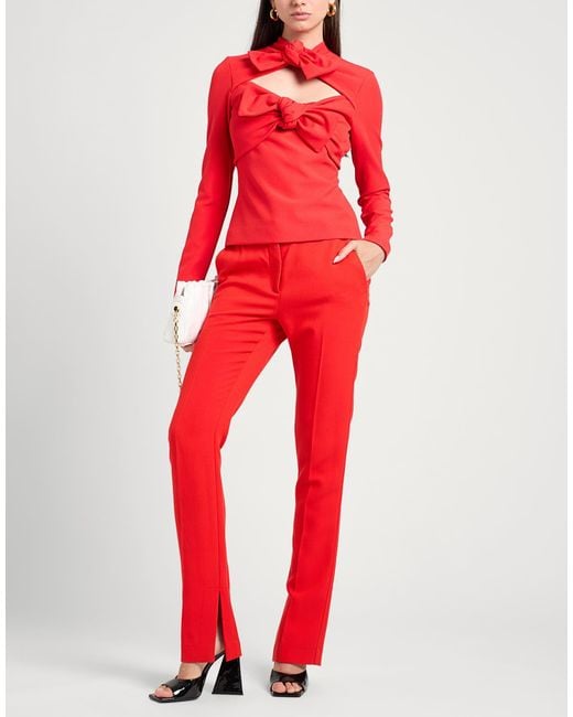 MSGM Red Top Polyester, Elastane