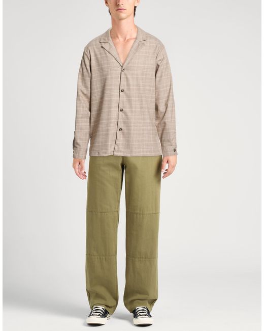 Imperial Natural Taupe Shirt Polyester, Viscose, Elastane for men