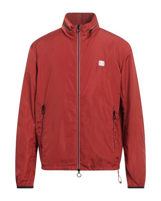 ARMANI EXCHANGE Red Jacket for men