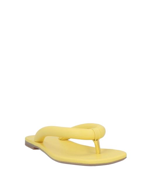 Staud Yellow Thong Sandal
