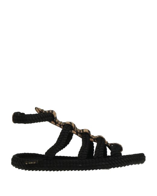 Bohonomad Black Espadrilles Textile Fibers