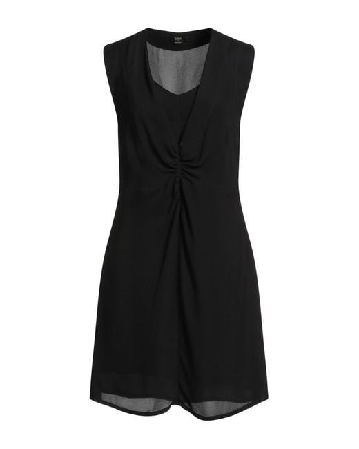 SEVENTY VENEZIA Black Mini Dress Viscose