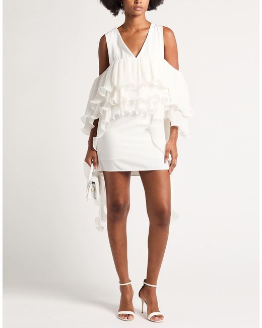 No Secrets White Mini Dresses