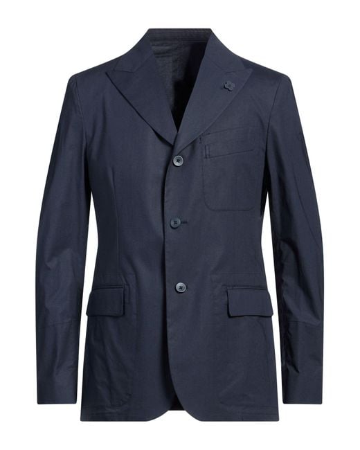 Lardini Blue Blazer for men