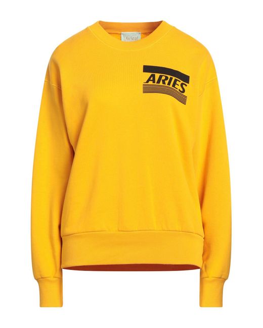 Aries Yellow Sweatshirt