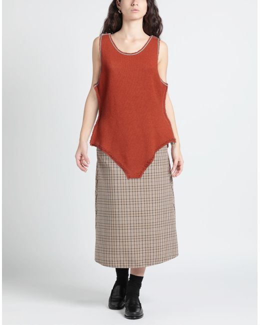 Marni Red Rust Top Cashmere