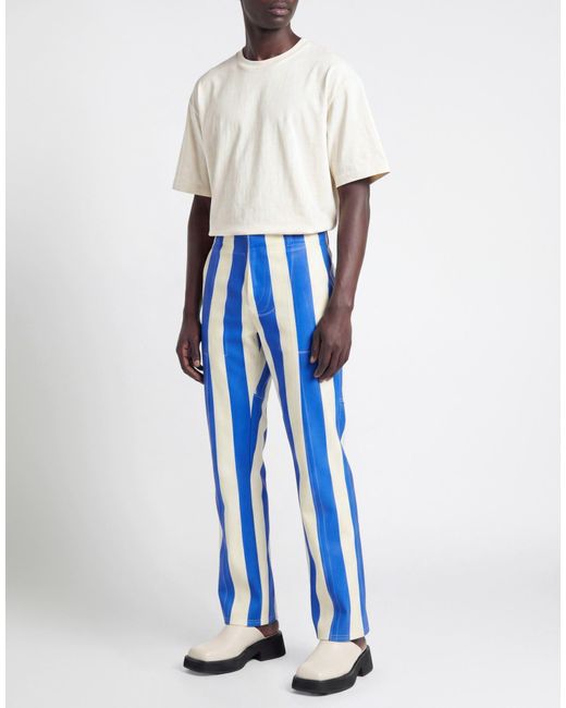 Sunnei Blue Azure Pants Polyester for men