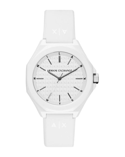 Reloj de pulsera Armani Exchange de hombre de color White