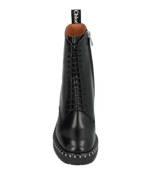 Chloé Black Ankle Boots
