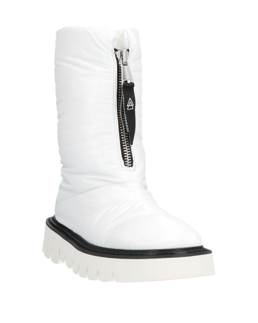 Elena Iachi White Ankle Boots