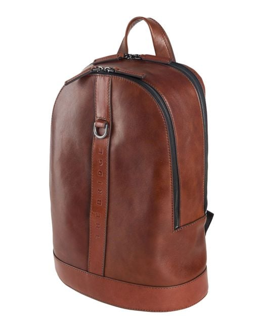 The Bridge Brown Backpack Cow Leather, Cowhide for men