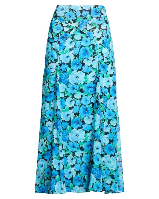 ROTATE BIRGER CHRISTENSEN Blue Maxi Skirt