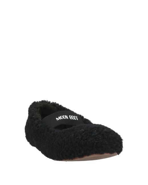 Moon Boot Black Ballet Flats