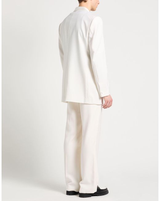 Givenchy White Blazer Wool, Mohair Wool, Silk, Polyester for men