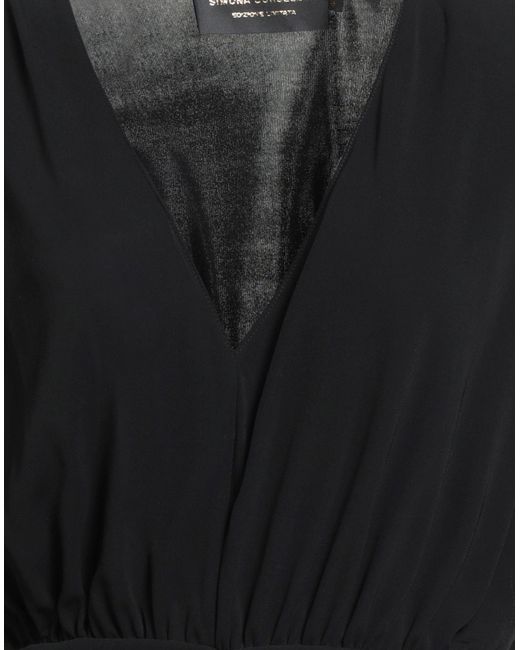 SIMONA CORSELLINI Black Mini Dress