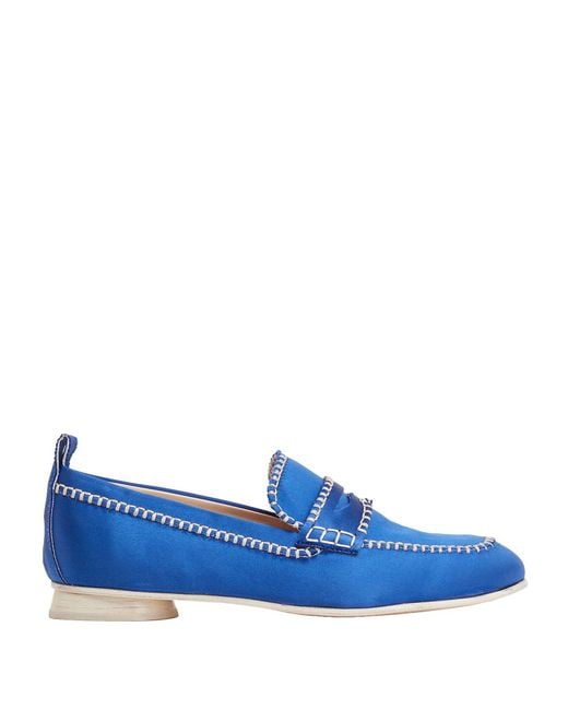 8 by YOOX Blue Loafers