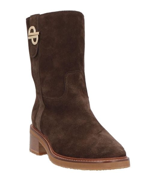 Pollini Brown Ankle Boots