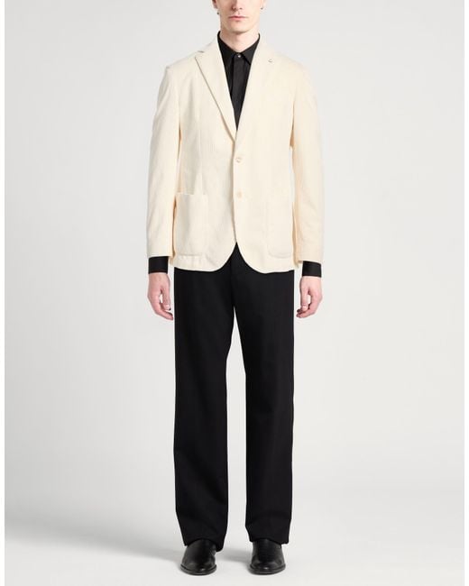 L.b.m. 1911 Natural Ivory Blazer Cotton for men