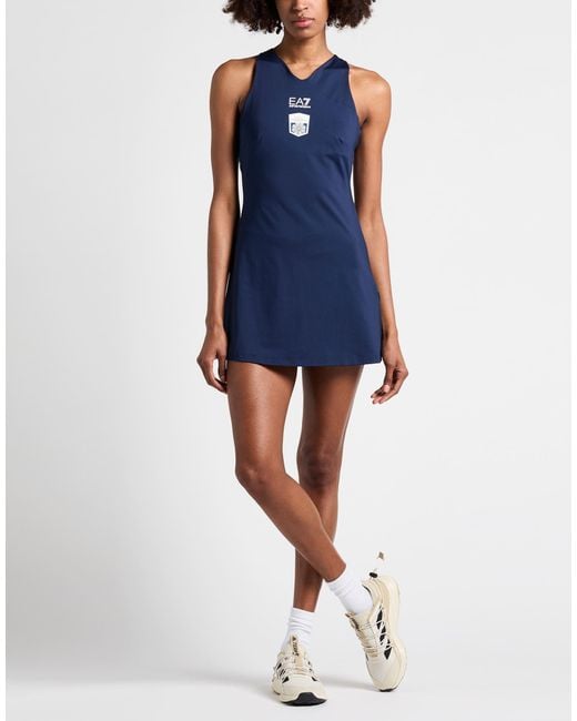 EA7 Blue Mini Dress