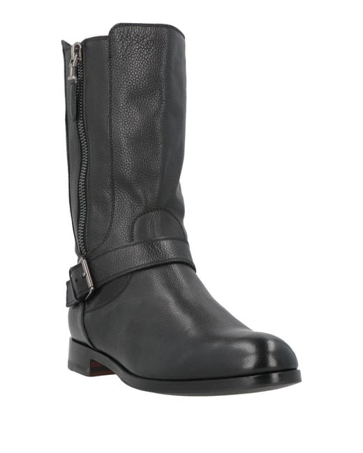 Tom Ford Black Boot Cow Leather