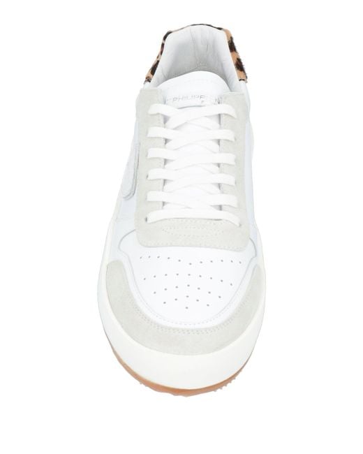 Philippe Model White Sneakers for men