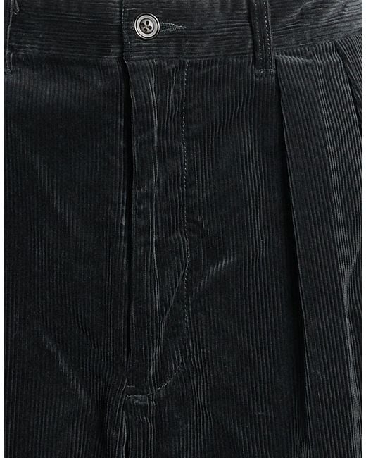 Beams Plus Blue Dark Pants Cotton for men