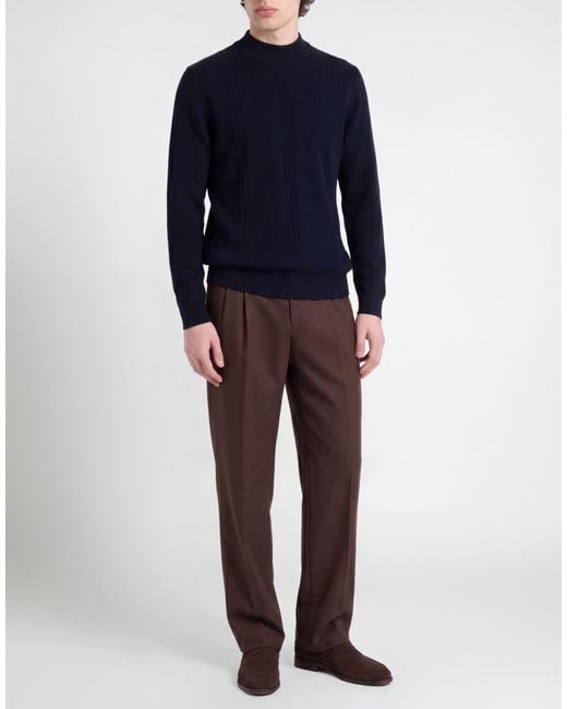Missoni Blue Midnight Turtleneck Wool for men