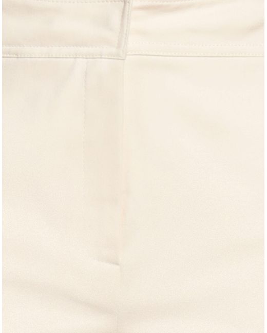 ANDREADAMO White Pants Cotton, Elastane