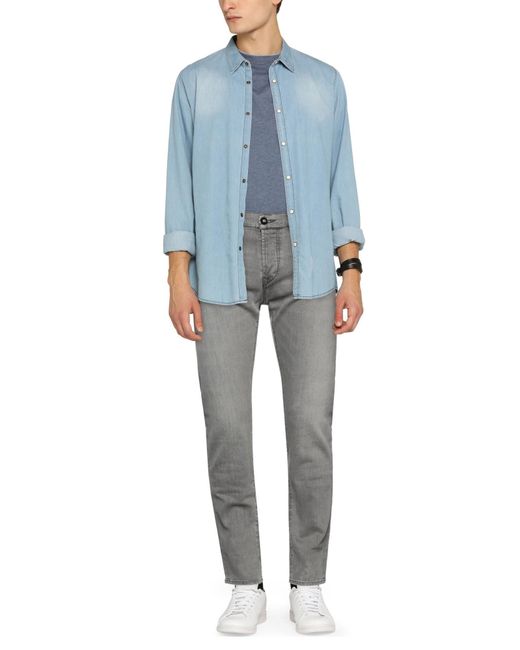 Tela Genova Gray Jeans for men