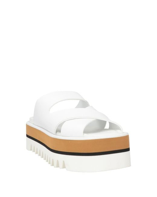 Paloma Barceló White Garner Sandals Leather