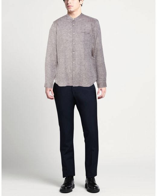 Camisa Dnl de hombre de color Gray