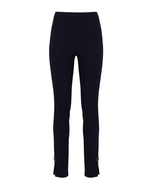 Patrizia Pepe Blue Pants Polyamide, Elastane
