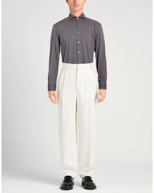 Daniele Alessandrini Blue Shirt Cotton, Elastane for men