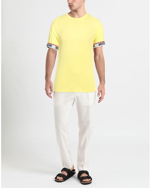 Moschino Yellow T-shirt for men