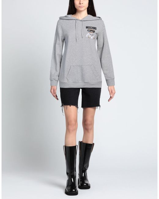 Moschino Gray Sweatshirt